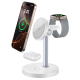 Chargeur Sans Fil Magnétique 3 En 1 Qi Jusqu’à 15W Avec Angle Réglable Et Position Horizontale Ou Verticale - www.yonis-shop.com