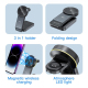 Chargeur Sans Fil 3 En 1 Pour Téléphone Écouteurs Et Montre Avec Alignement Magnétique Socle Pliable 15 W - www.yonis-shop.com