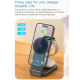 Chargeur Sans Fil 3 En 1 Pour Téléphone Écouteurs Et Montre Avec Alignement Magnétique Socle Pliable 15 W - www.yonis-shop.com