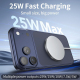 Chargeur Sans Fil Magnétique Qi2 25 W USB C Pour iPhone 12 À 17 Ultra Fin Avec Câble Tressé - www.yonis-shop.com