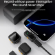 Microphone Cravate Sans Fil 2 En 1 Pour Streaming Extérieur Réduction De Bruit DSP Autonomie Jusqu’à 360 Heures Type C - www....