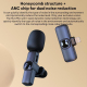 Microphone Cravate Sans Fil Avec Réduction De Bruit DSP Pour Streaming Monitoring Sans Latence Et Recharge Simultanée - www.y...