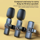Microphone Cravate Sans Fil Avec Réduction De Bruit DSP Pour Streaming Monitoring Sans Latence Et Recharge Simultanée - www.y...