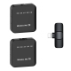 Microphone Cravate Sans Fil Pour Streaming Avec Réduction De Bruit DSP Autonomie 8 Heures Et Portée De 15 M - www.yonis-shop.com