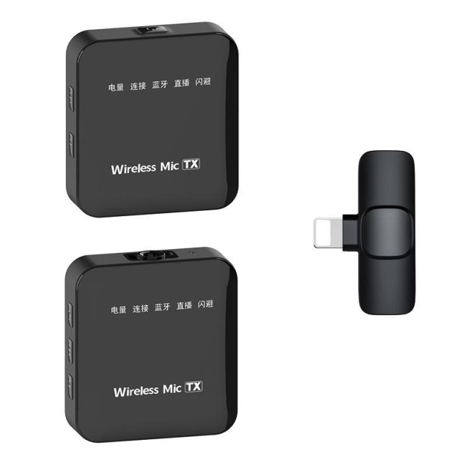 Microphone Cravate Sans Fil Pour Streaming Avec Réduction De Bruit DSP Autonomie 8 Heures Et Portée De 15 M - www.yonis-shop.com