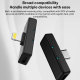 Microphone Cravate Sans Fil Pour Streaming Réduction De Bruit DSP Capture Omnidirectionnelle Autonomie 6 À 8 Heures - www.yon...