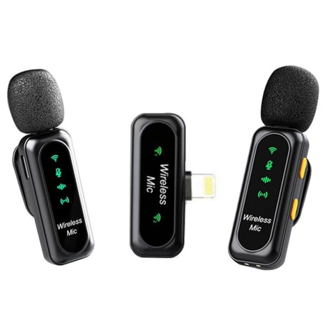 Microphone Cravate Sans Fil 2,4 GHz Pour Streaming Et Réunions Réduction De Bruit DSP Autonomie 10 Heures Prise 8 Broches - w...