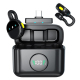 Microphone Cravate Sans Fil 2 En 1 Type C Réduction De Bruit DSP Pour Streaming Extérieur Autonomie 6 À 8 Heures - www.yonis-...