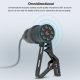 Microphone Cravate USB Omnidirectionnel Pour Ordinateur Avec Écoute Monitoring En Temps Réel Et Bouton Muet - www.yonis-shop.com