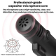 Microphone Sans Fil À Condensateur Pour Enseignement Avec Amplification Vocale Réduction Du Bruit DSP Et Portée 30 M - www.yo...