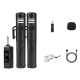 Microphone Sans Fil À Condensateur Pour Enseignement Et Amplification Vocale Réduction De Bruit DSP Portée 30 m Affichage Bat...