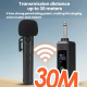 Microphone Sans Fil À Condensateur Pour Enseignement Et Amplification Vocale Réduction De Bruit DSP Portée 30 m Affichage Bat...