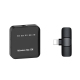 Microphone Cravate Sans Fil 2,4 GHz Pour Streaming Avec Réduction De Bruit Autonomie 8 Heures Et Portée 15 Mètres