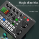 Kit Karaoké Et Podcast Avec Carte Son Bluetooth 16 Effets Réduction Du Bruit Et Microphone Condensateur Cardioïde - www.yonis...