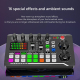 Kit Karaoké Et Podcast Avec Carte Son Bluetooth 16 Effets Réduction Du Bruit Et Microphone Condensateur Cardioïde - www.yonis...