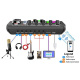 Kit Karaoké Et Podcast Avec Carte Son Bluetooth 16 Effets Réduction Du Bruit Et Microphone Condensateur Cardioïde - www.yonis...
