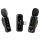 Microphone Cravate Sans Fil Type C Pour Streaming Avec Réduction De Bruit DSP Monitoring Sans Latence Et Socle De Charge