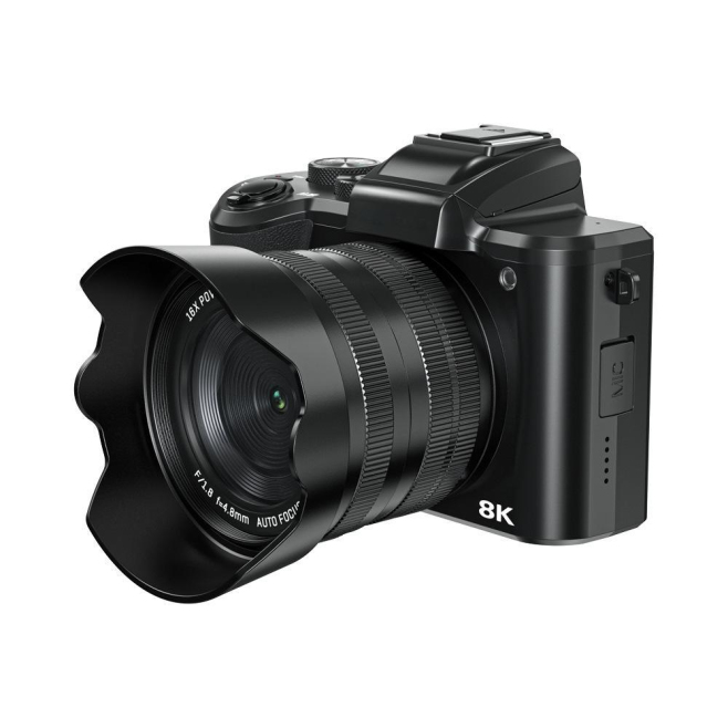 Caméscope 8K Pour Filmer Avec Double Caméra 48MP Et 12MP Écran Tactile HD Stabilisation WiFi HDMI - www.yonis-shop.com