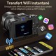 Caméscope 8K Pour Filmer Avec Double Caméra 48MP Et 12MP Écran Tactile HD Stabilisation WiFi HDMI - www.yonis-shop.com
