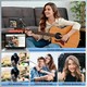 Caméscope Numérique Rétro Portable Avec Carte Mémoire 64 Go Zoom 16x Stabilisation Électronique Et Webcam - www.yonis-shop.com
