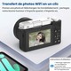 Appareil Photo Numérique 5K À Double Objectif Pour Selfies Écran Pivotant 180° Zoom 18X Et WiFi - www.yonis-shop.com