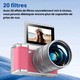 Appareil Photo Numérique 5K À Double Objectif Pour Selfies Écran Pivotant 180° Zoom 18X Et WiFi - www.yonis-shop.com