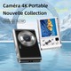 Appareil Photo Numérique Portable Pour Étudiants 4K Double Objectif Selfie 48MP Zoom 16x Stabilisation Électronique - www.yon...