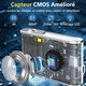 Appareil Photo Numérique Portable Pour Étudiants 4K Double Objectif Selfie 48MP Zoom 16x Stabilisation Électronique - www.yon...
