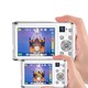 Appareil Photo Numérique Portable Pour Étudiants 4K Double Objectif Selfie 48MP Zoom 16x Stabilisation Électronique - www.yon...