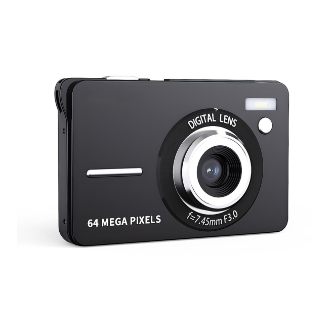 Appareil Photo Numérique Pour Débutants 64 MP Vidéo 4K Autofocus Écran LCD 2,8 Pouces Flash Intégré - www.yonis-shop.com