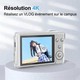 Appareil Photo Numérique Pour Débutants 64 MP Vidéo 4K Autofocus Écran LCD 2,8 Pouces Flash Intégré - www.yonis-shop.com