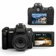 Caméscope Numérique 4K Portable Pour Photo Et Vidéo 68 MP Avec Microphone Et Éclairage D’appoint - www.yonis-shop.com