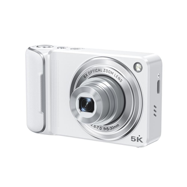 Appareil Photo Numérique Pour Photos Et Vidéos 5K 64 Mpx Interpolés Double Objectif Zoom Optique 6x - www.yonis-shop.com