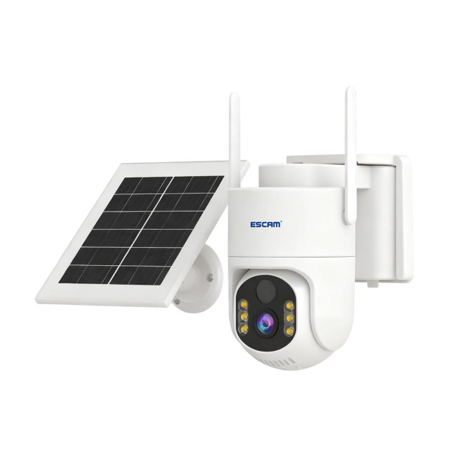 Caméra De Surveillance Extérieure 4G Avec Panneau Solaire 3MP IP66 Batterie 8000mAh Vision Nocturne Couleur - www.yonis-shop.com