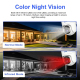 Caméra De Surveillance Extérieure 4G Solaire 3MP IP66 Avec Batterie 8000mAh Vision Nocturne Couleur Et Détection PIR - www.yo...