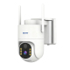 Caméra De Surveillance Extérieure 4G Solaire 3MP IP66 Avec Batterie 8000mAh Vision Nocturne Couleur Et Détection PIR - www.yo...