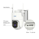 Caméra De Surveillance Extérieure 4G Solaire 3MP IP66 Avec Batterie 8000mAh Vision Nocturne Couleur Et Détection PIR - www.yo...