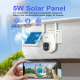 Caméra De Surveillance Extérieure 4G Solaire 3MP IP66 Avec Batterie 8000mAh Vision Nocturne Couleur Et Détection PIR - www.yo...