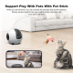 Caméra Robot De Surveillance Pour Animaux Vidéo 1440P Interaction À Distance Mobilité À 360 Degrés Batterie 10000 mAh - www.y...