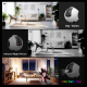 Caméra Robot De Surveillance Pour Animaux Vidéo 1440P Interaction À Distance Mobilité À 360 Degrés Batterie 10000 mAh - www.y...