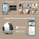 Caméra Robot De Surveillance Pour Animaux Vidéo 1440P Interaction À Distance Mobilité À 360 Degrés Batterie 10000 mAh - www.y...