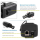 Caméra De Surveillance Réseau PoE 4 MP Avec Zoom 5 À 50 Mm Vision Faible Lumière Et Détection Humaine - www.yonis-shop.com
