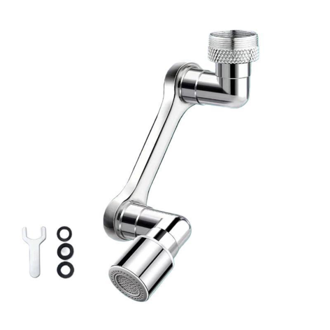 Aérateur De Robinet Cuisine Anti Éclaboussures Rotatif 1080° 2 Modes Compatible Filetages 22 Et 24 Mm - www.yonis-shop.com