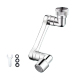 Aérateur De Robinet Extensible Anti Éclaboussures Rotatif 1080° 2 Jets Pour Robinet Rond 22 24 Mm - www.yonis-shop.com