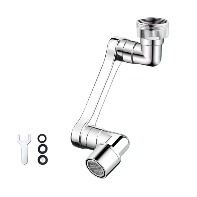 Aérateur De Robinet Extensible Anti Éclaboussures Rotatif 1080° 2 Jets Pour Robinet Rond 22 24 Mm - www.yonis-shop.com