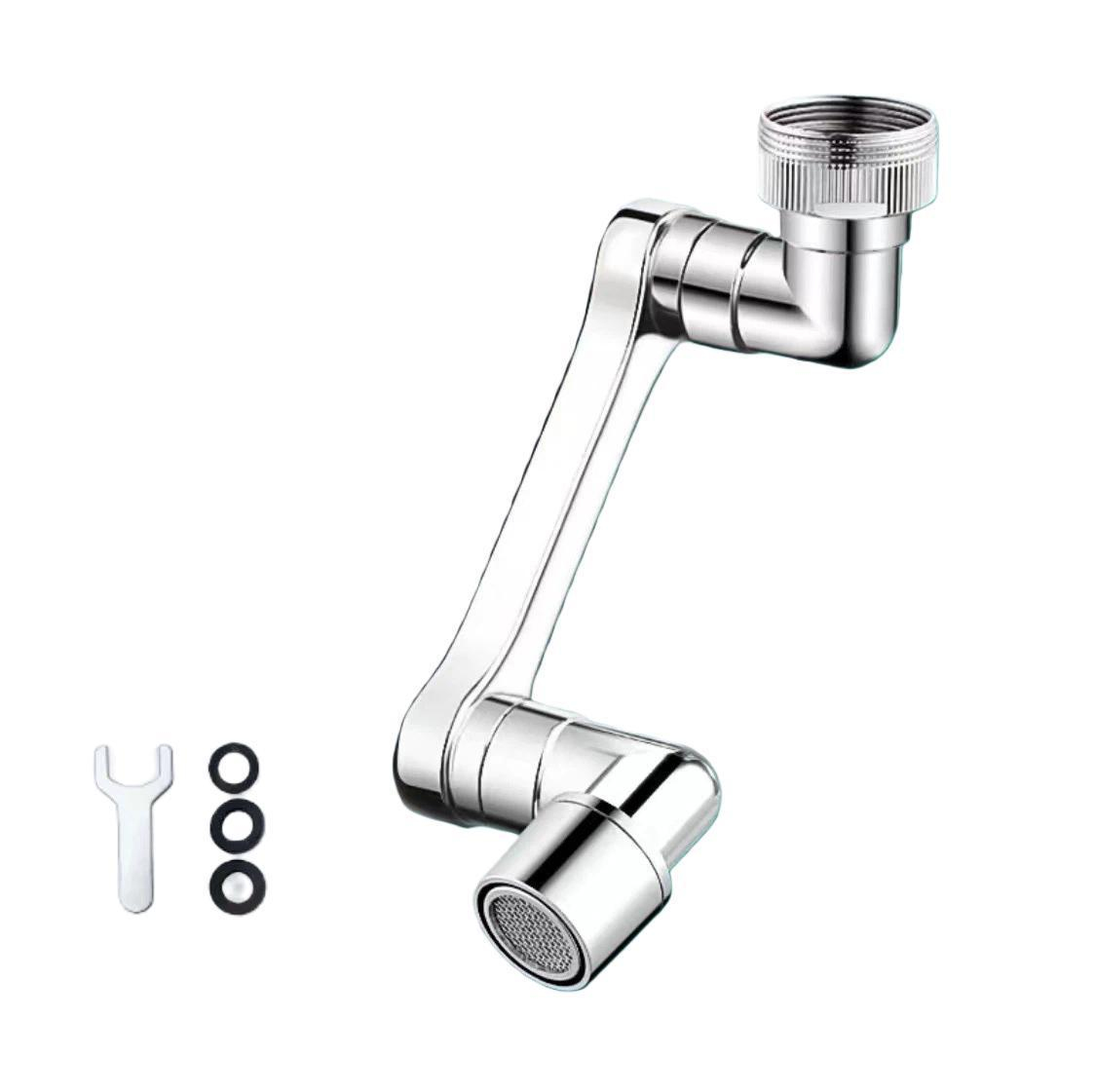 Embout Rallonge de Robinet Orientable à 1080° à Deux Modes Anti-Éclab