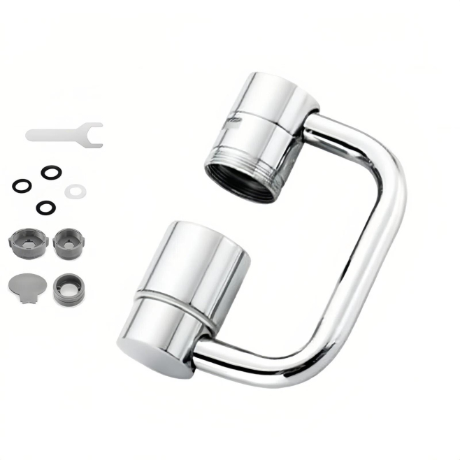 Aérateur De Robinet Anti Éclaboussures Orientable À 1080° À Deux Modes De Jet Réglable Pour Filetage 22/24 Mm - www.yonis-sho...