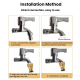 Lot De 5 Adaptateurs De Robinet Pour Tuyau À Filetage Intérieur 4 Points En Alliage D’Aluminium Étanches Anticorrosion - www....