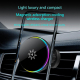 Support De Téléphone Voiture Magnétique Avec Chargeur Sans Fil 15W Et Refroidissement Actif RGB Qi - www.yonis-shop.com