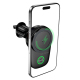Support Téléphone Voiture Pour Grille D’Aération Magnétique Rotatif Avec Charge Sans Fil Et Refroidissement À Air - www.yonis...